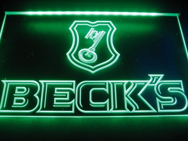 Becks Brewery Logo Neon Sign
